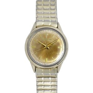 Accutron Tuning Fork 1965 M5 Vintage Men's 10k Gold Filled Watch Amazing Patina